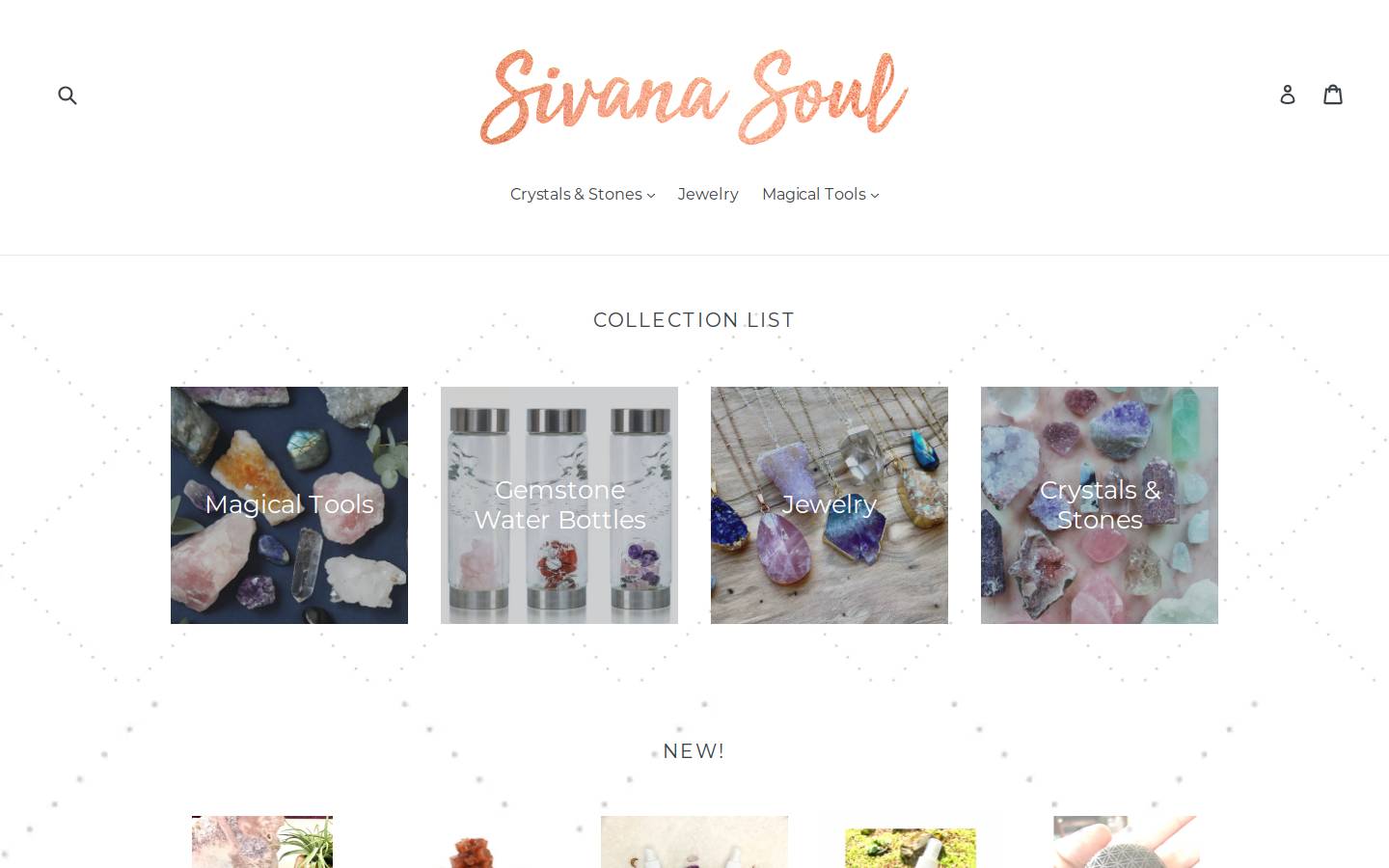 sivanasoul.com homepage screenshot