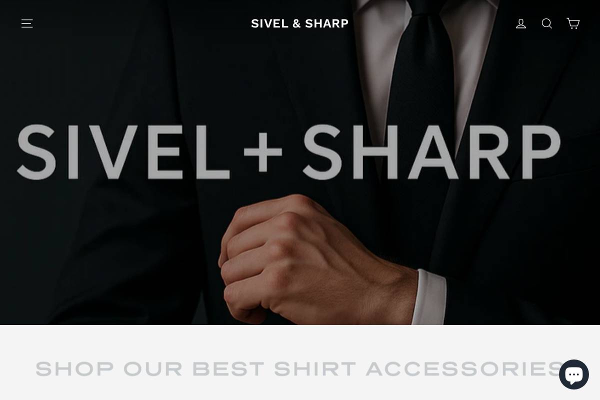 sivelandsharp.com homepage screenshot