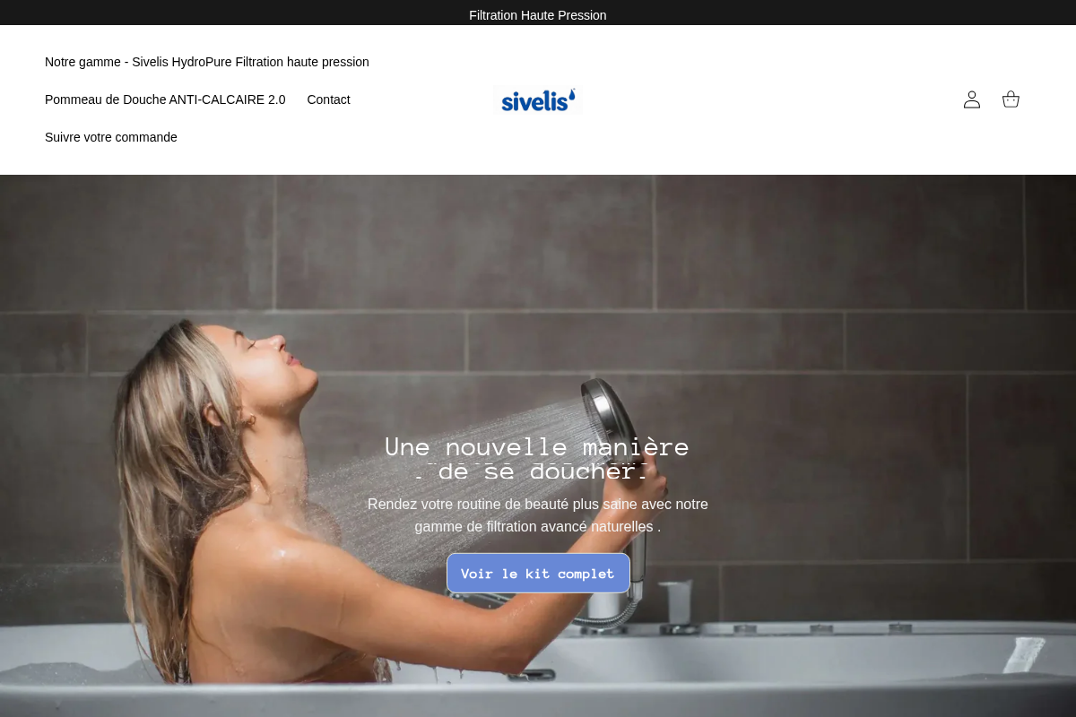 Sivelis homepage screenshot