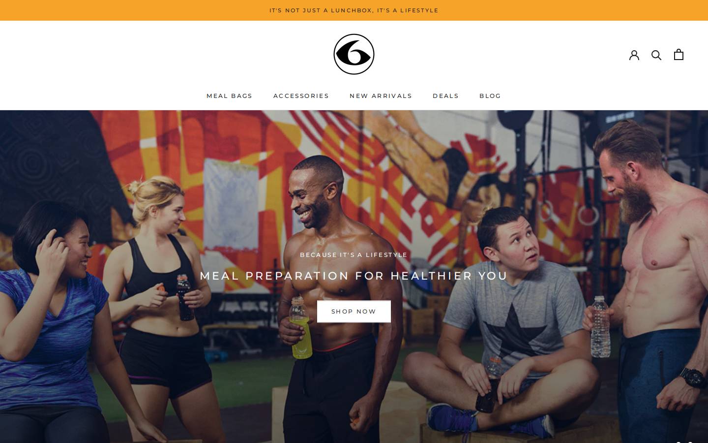 6 Pack Fitness homepage screenshot