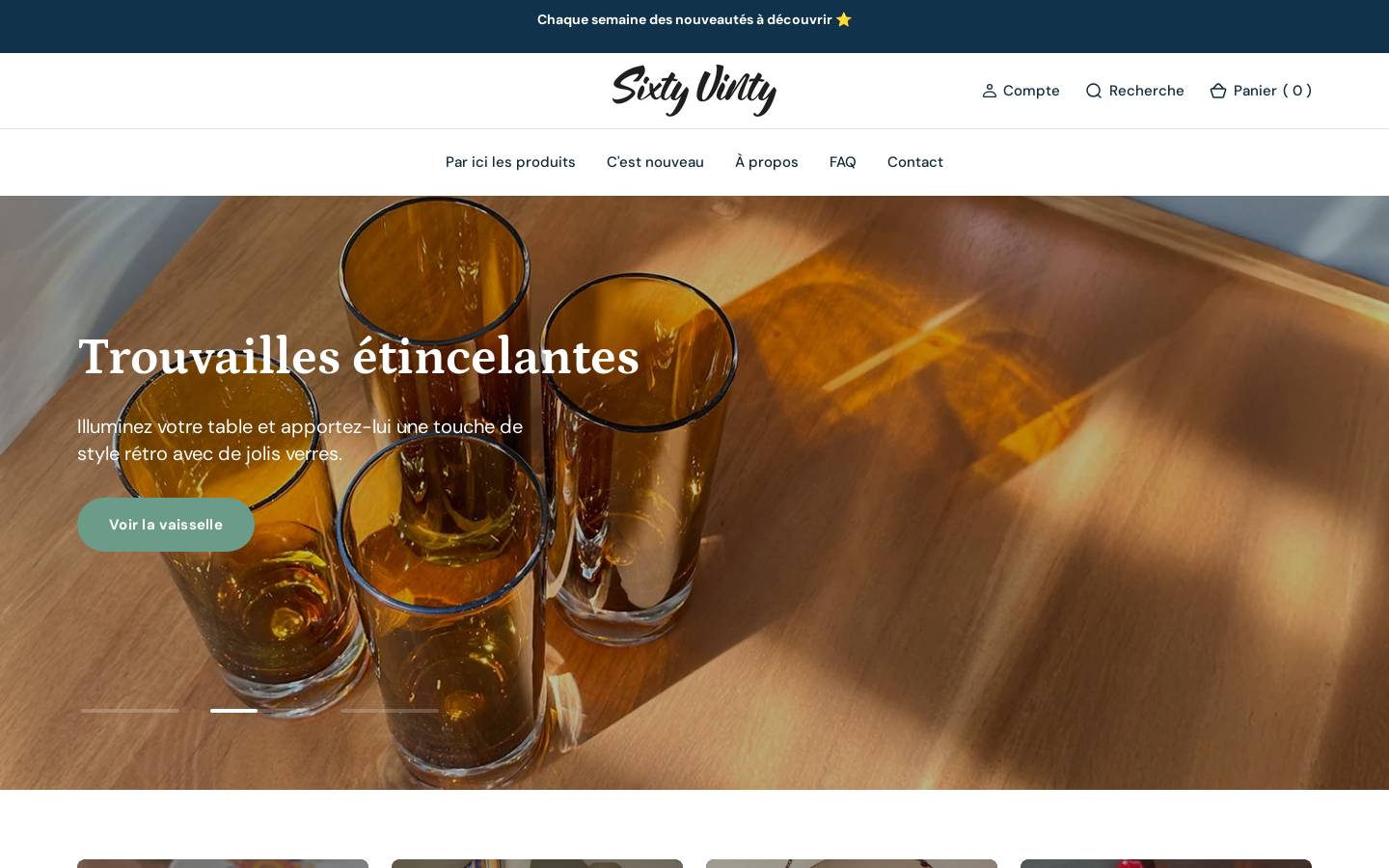 sixtyvinty.com homepage screenshot