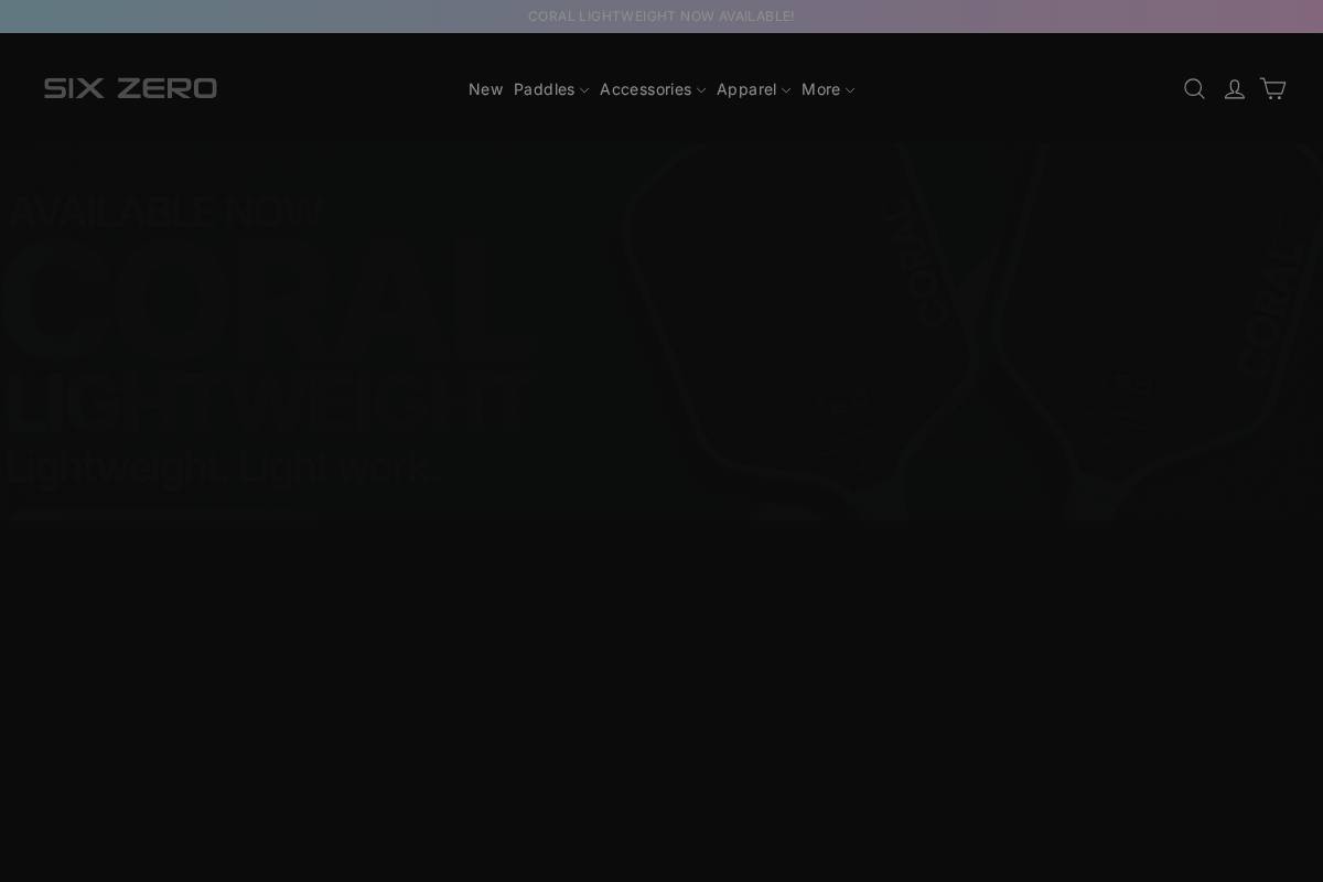 sixzeropickleball.com homepage screenshot