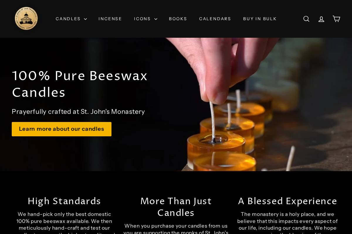 sjmshop.org homepage screenshot