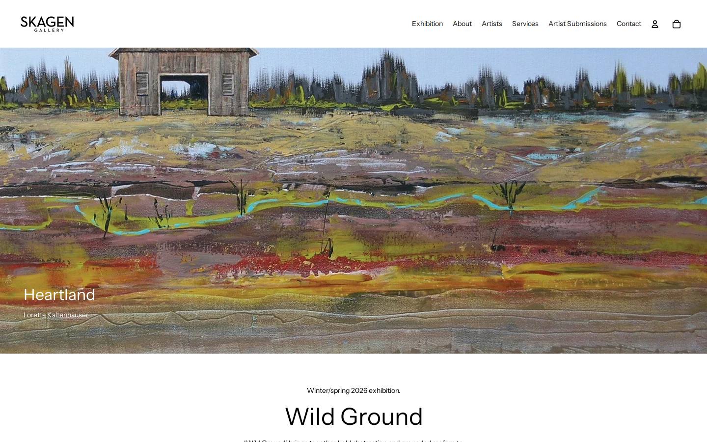skagengallery.com homepage screenshot