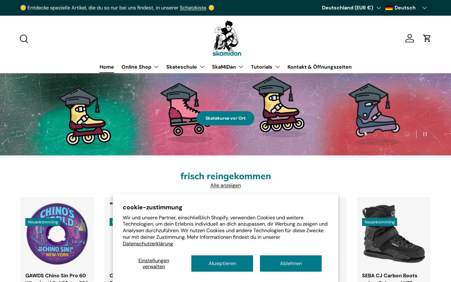 skamidan.com homepage screenshot
