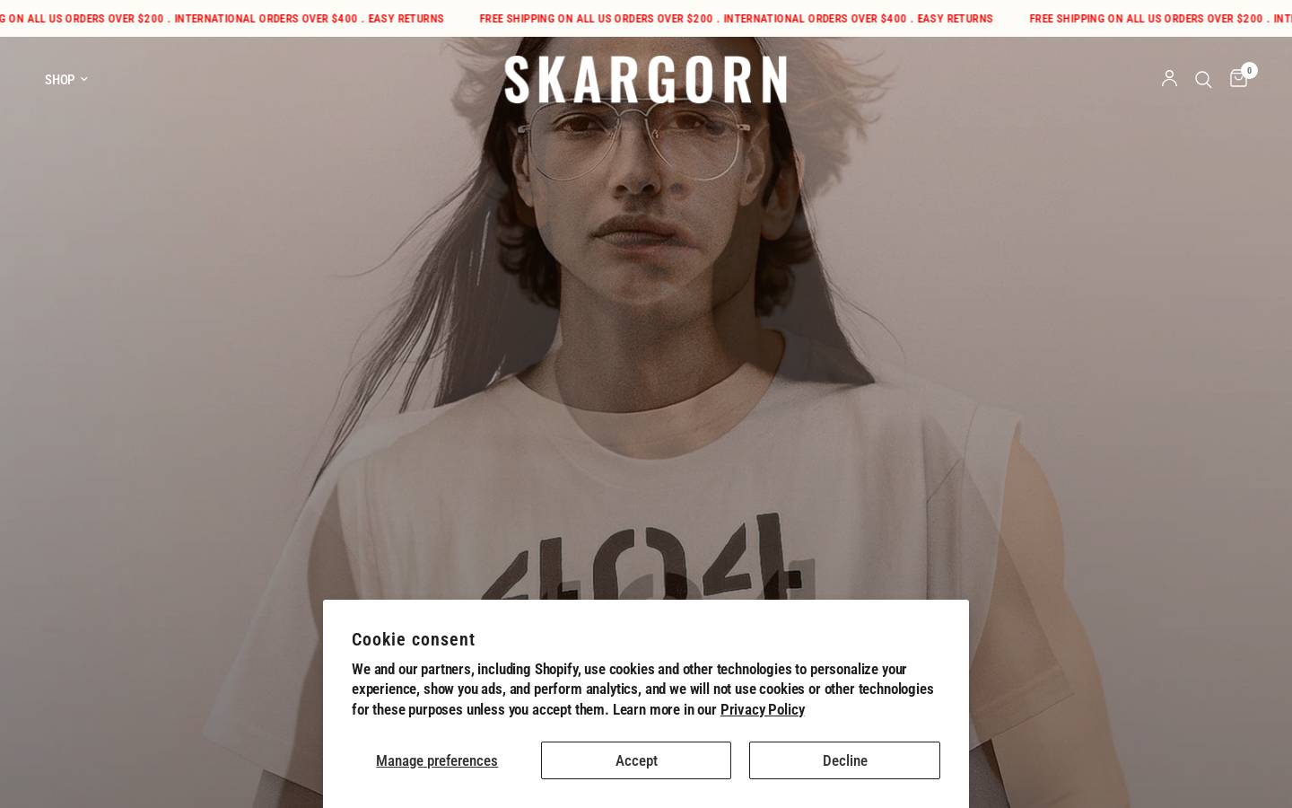 skargorn.com homepage screenshot