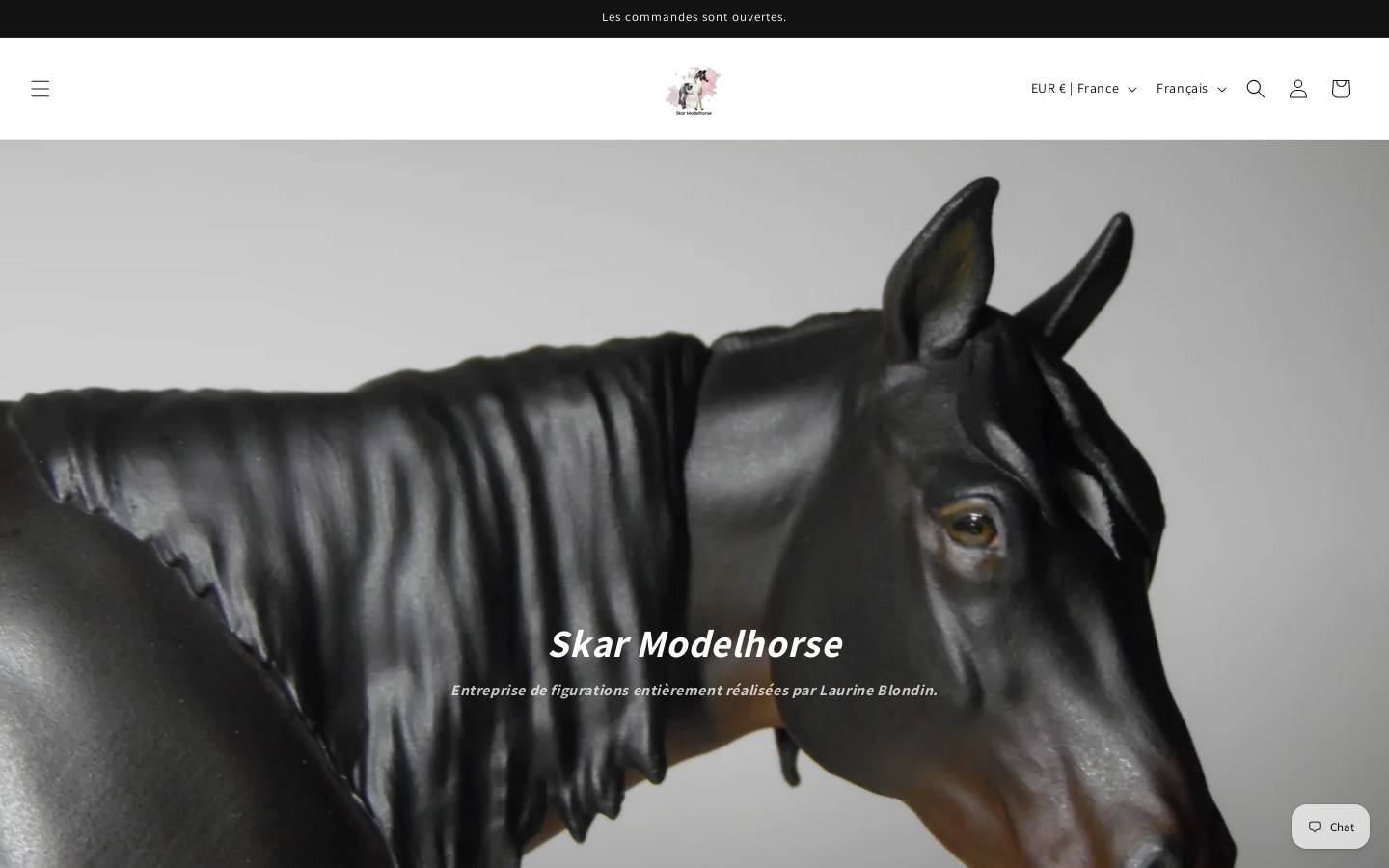 skarmodelhorse.com homepage screenshot