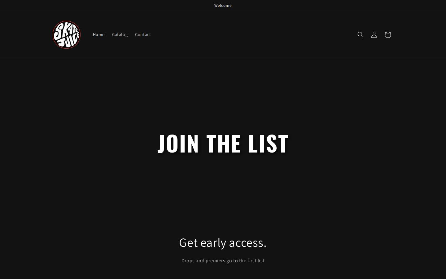 skatejuice.com homepage screenshot