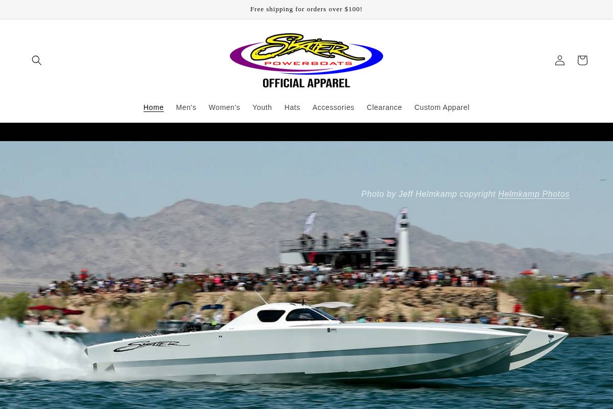skater-apparel.com homepage screenshot