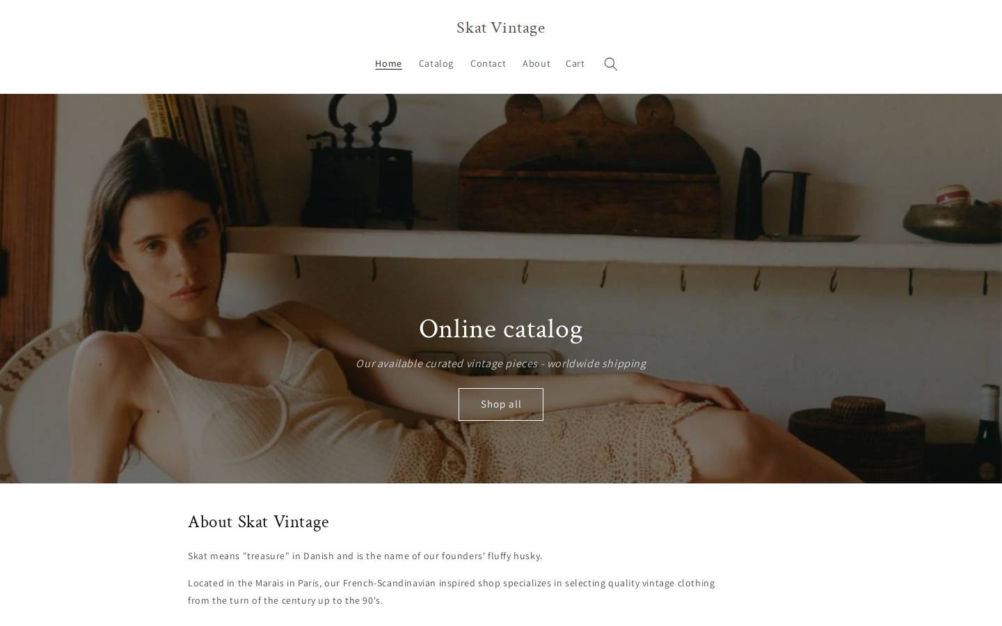skatvintage.com homepage screenshot