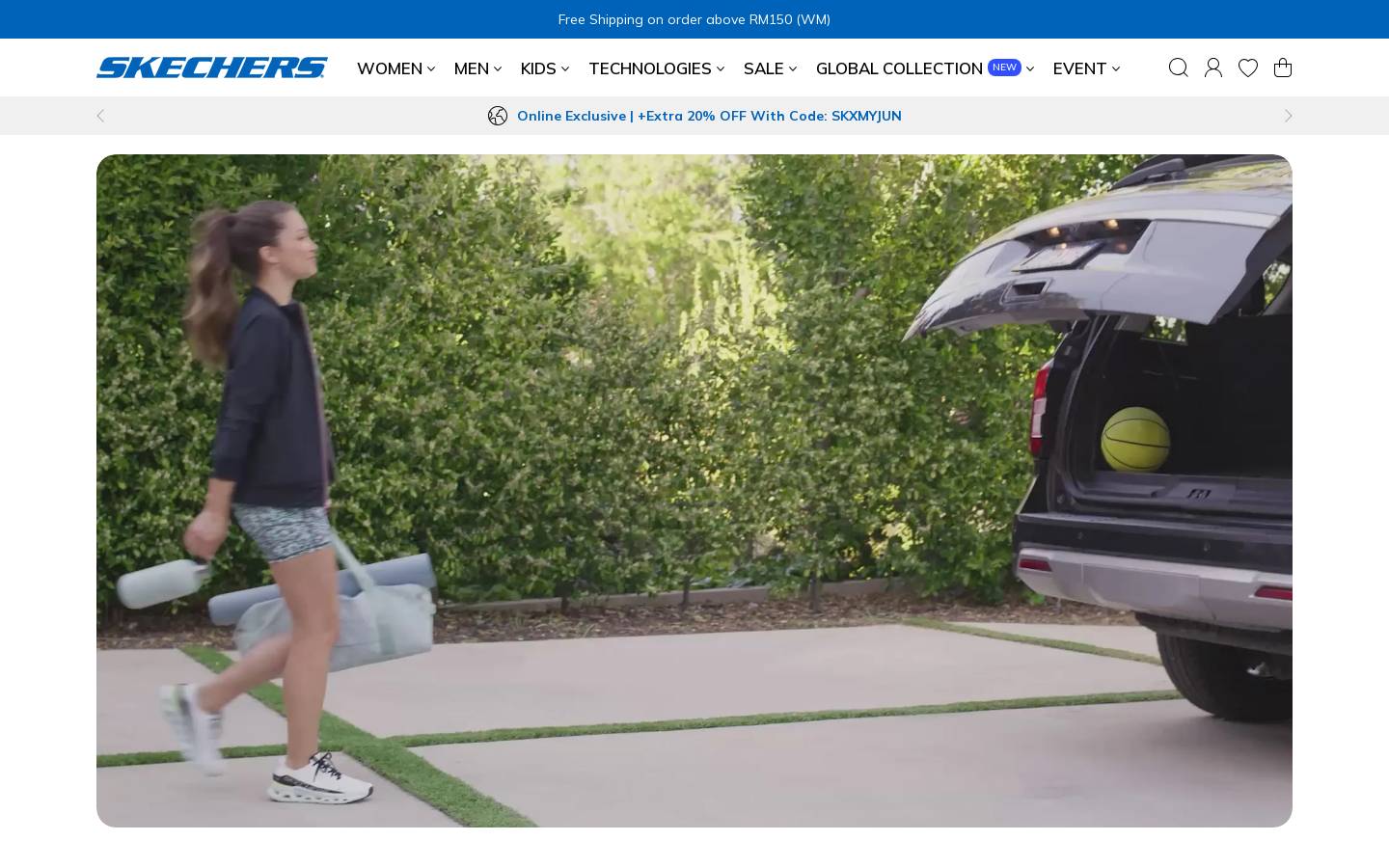 SKECHERS homepage screenshot