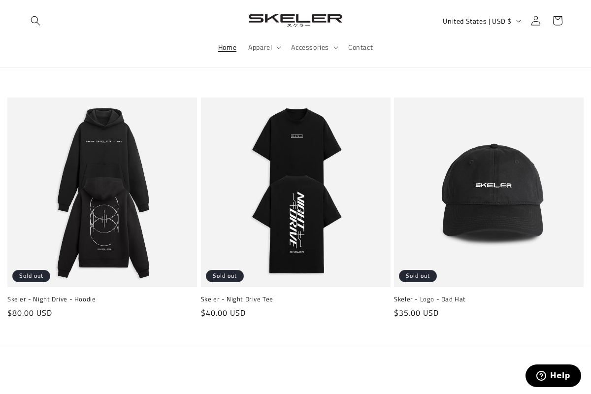 skeler.store homepage screenshot