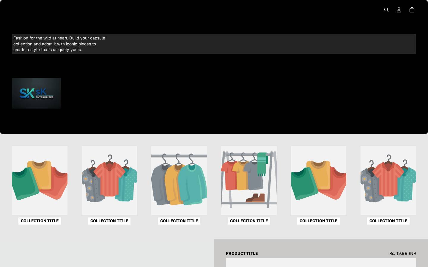 skenterprises.shop homepage screenshot