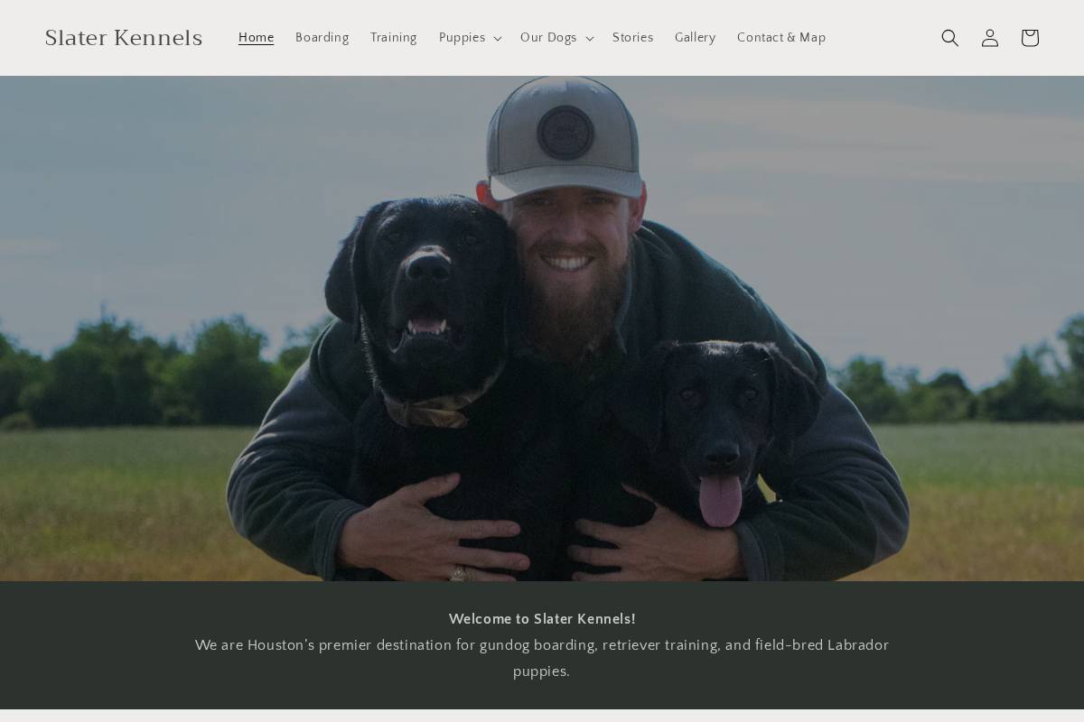 skgundogs.com homepage screenshot