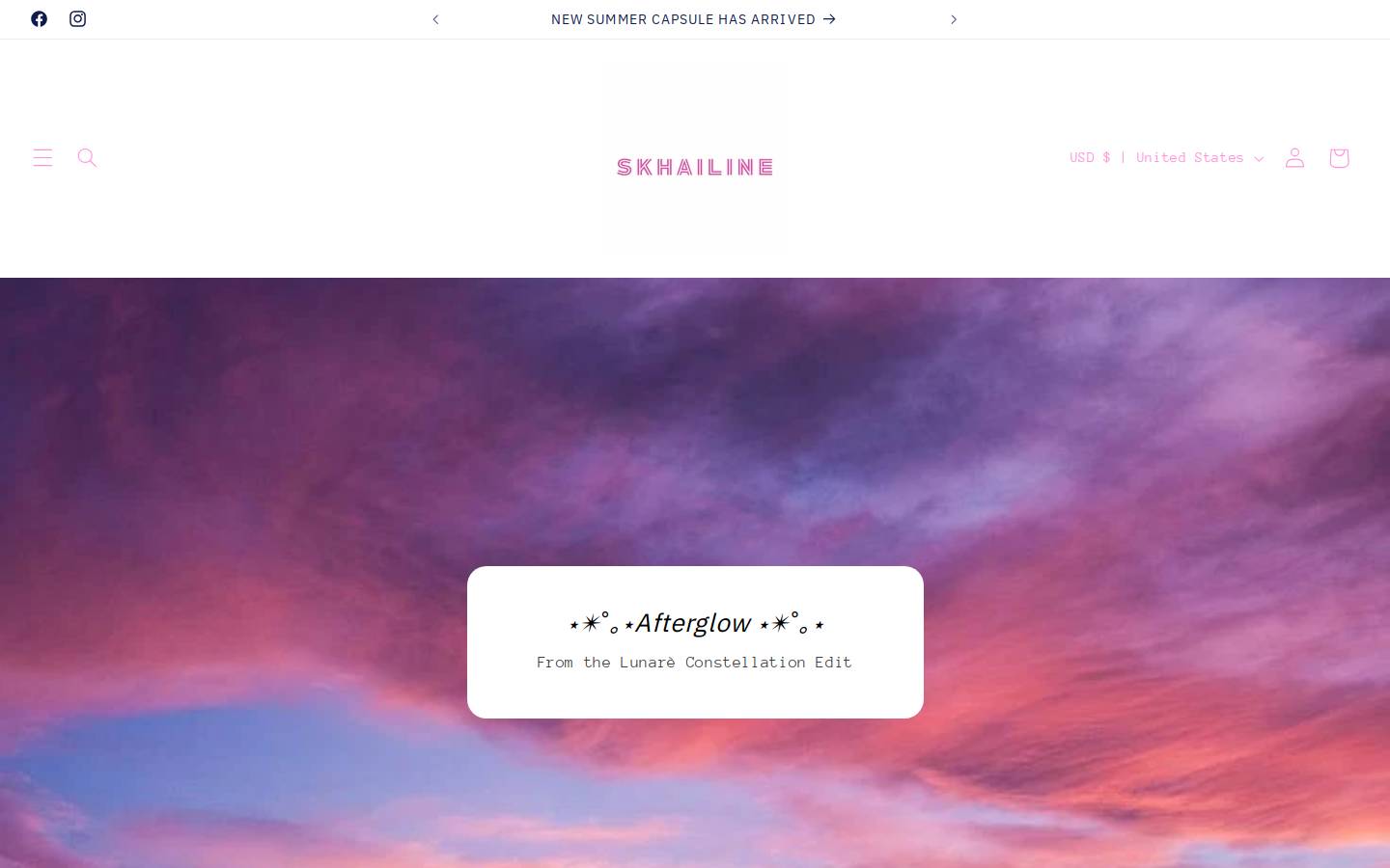 skhailine.com homepage screenshot