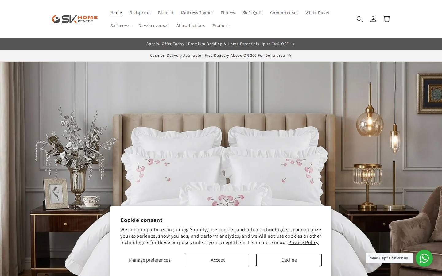 skhomecenter.com homepage screenshot