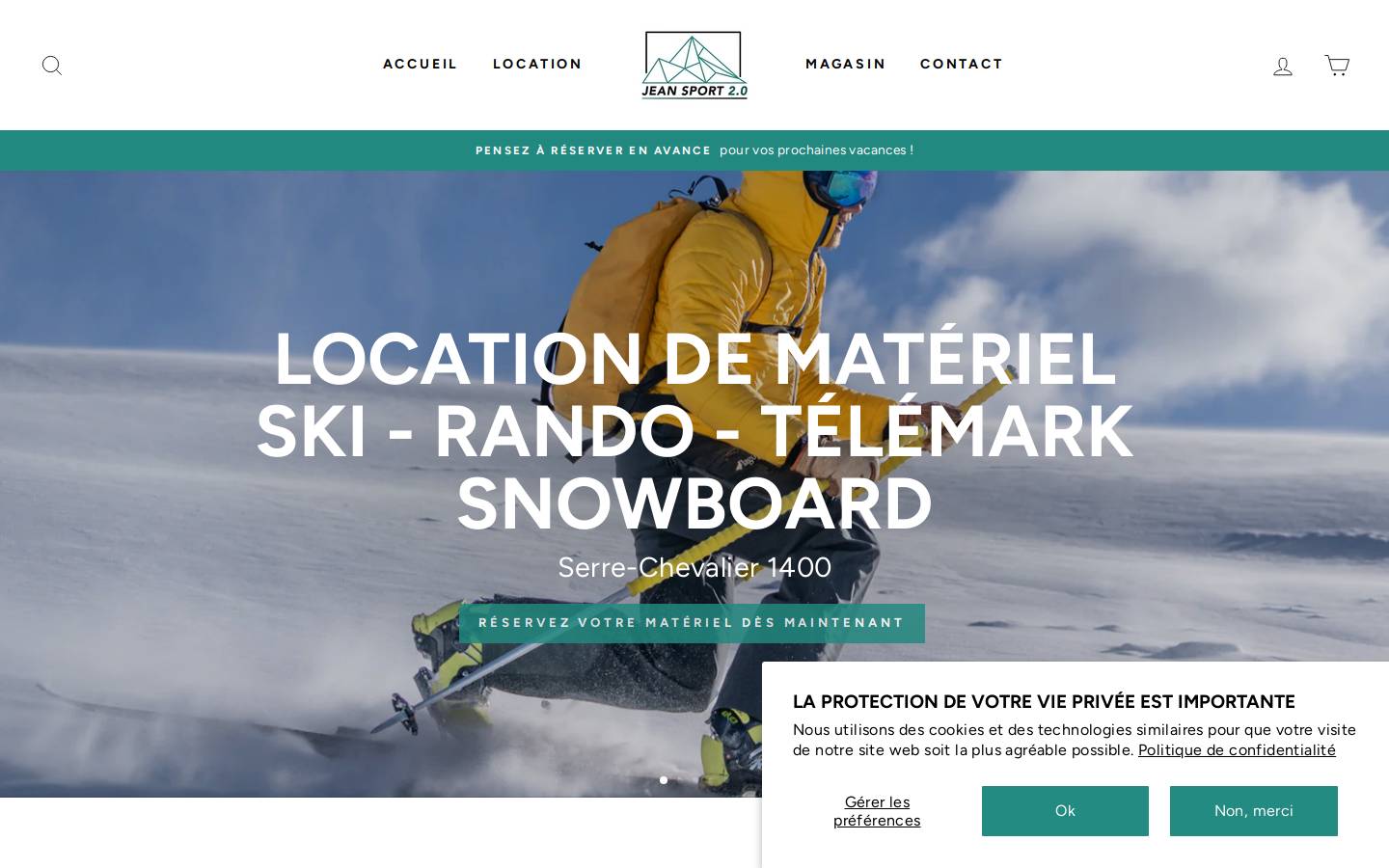 ski-location-serre-chevalier.com homepage screenshot