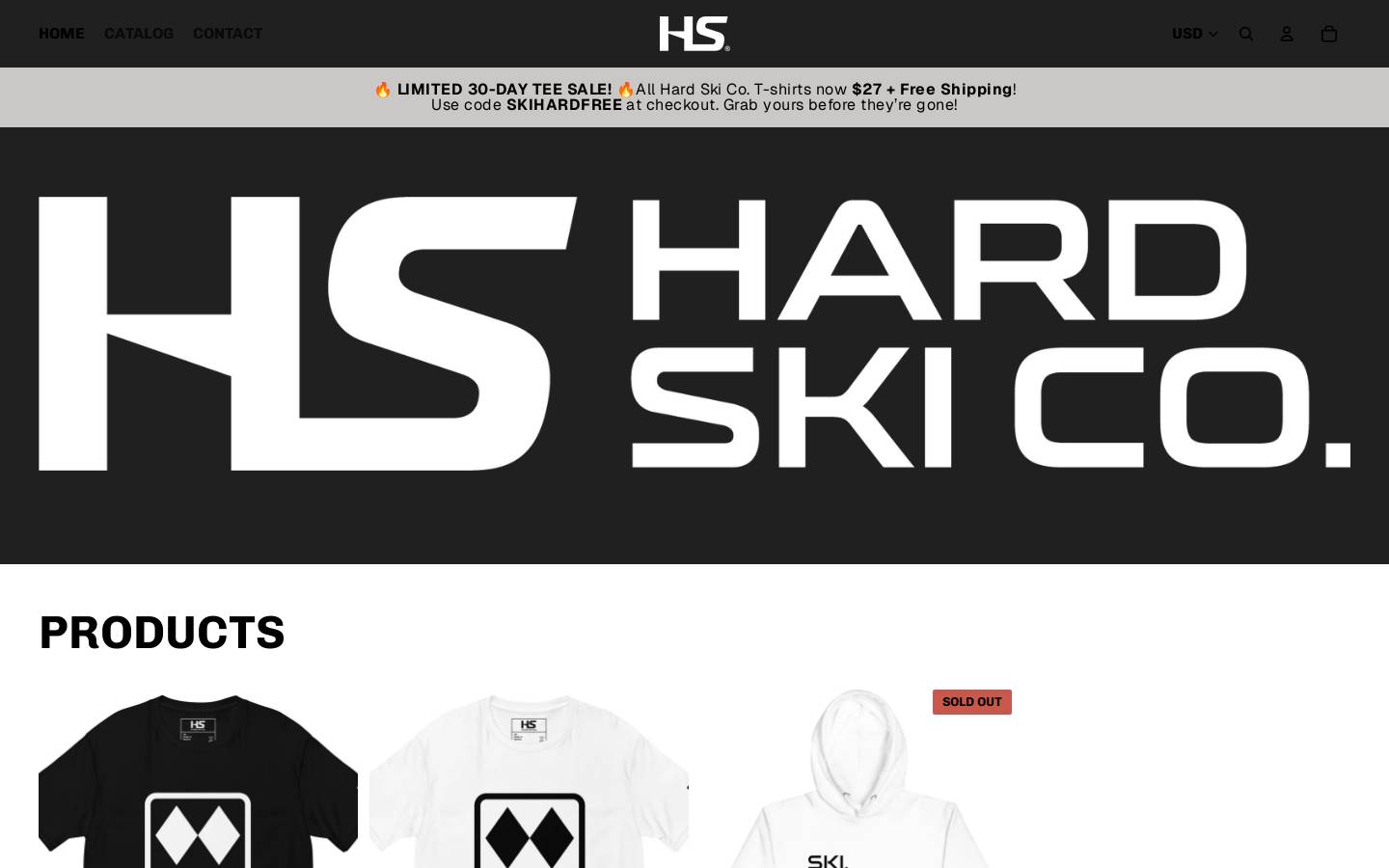 skiharddetroit.com homepage screenshot