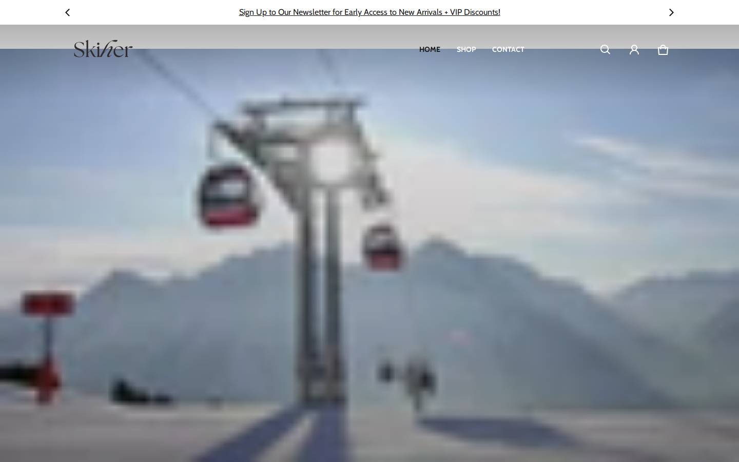 skiher.com homepage screenshot