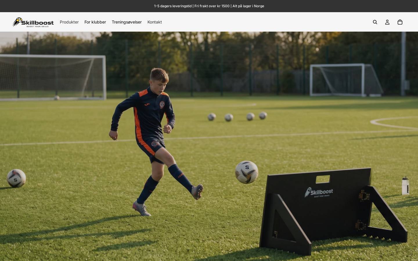 skillboost.no homepage screenshot