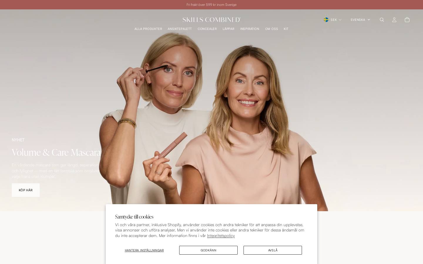 Skillscombined homepage screenshot