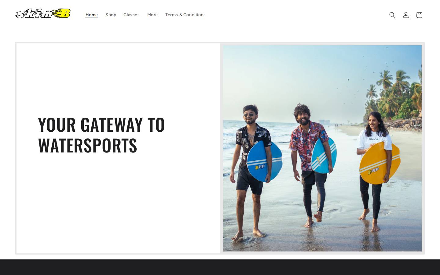 skimb.co homepage screenshot