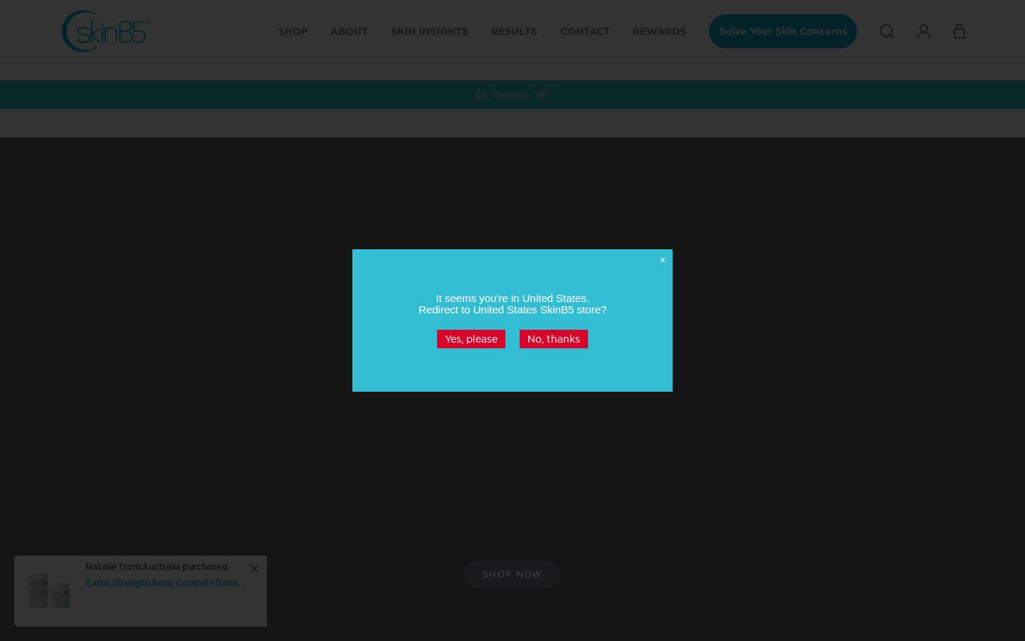 SkinB5 homepage screenshot