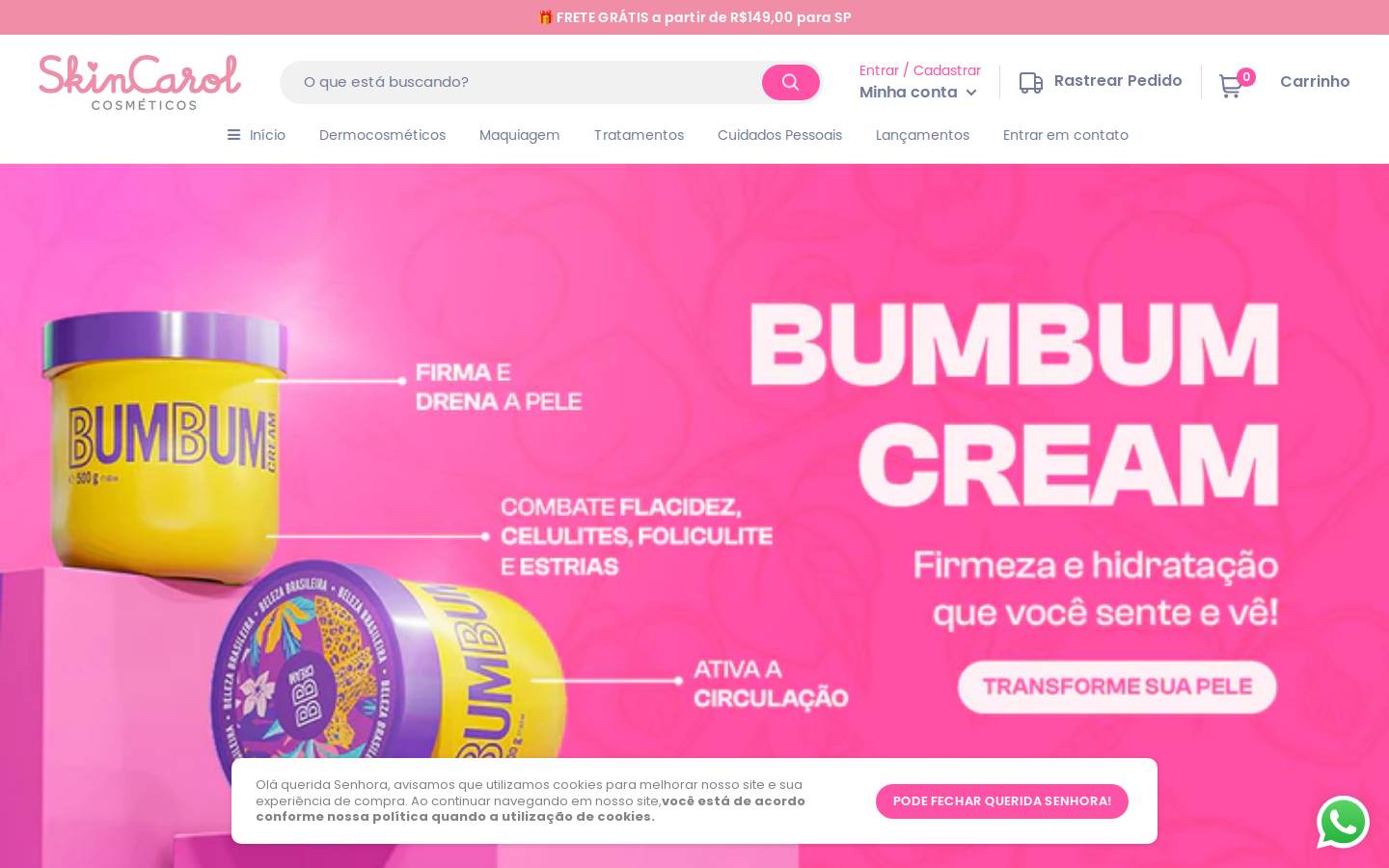 skincarol.com homepage screenshot
