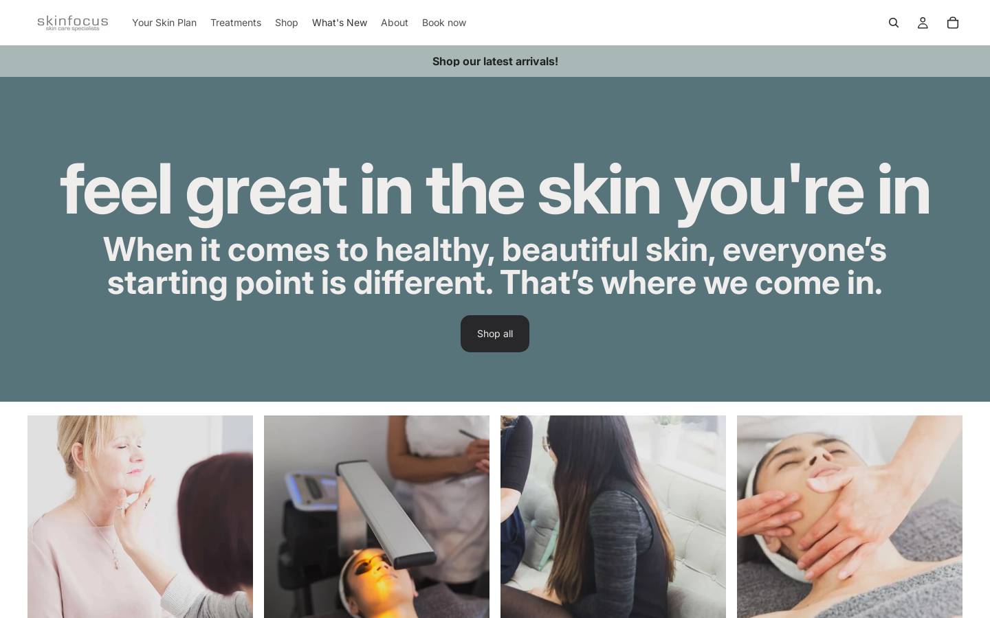 skinfocus.net.nz homepage screenshot
