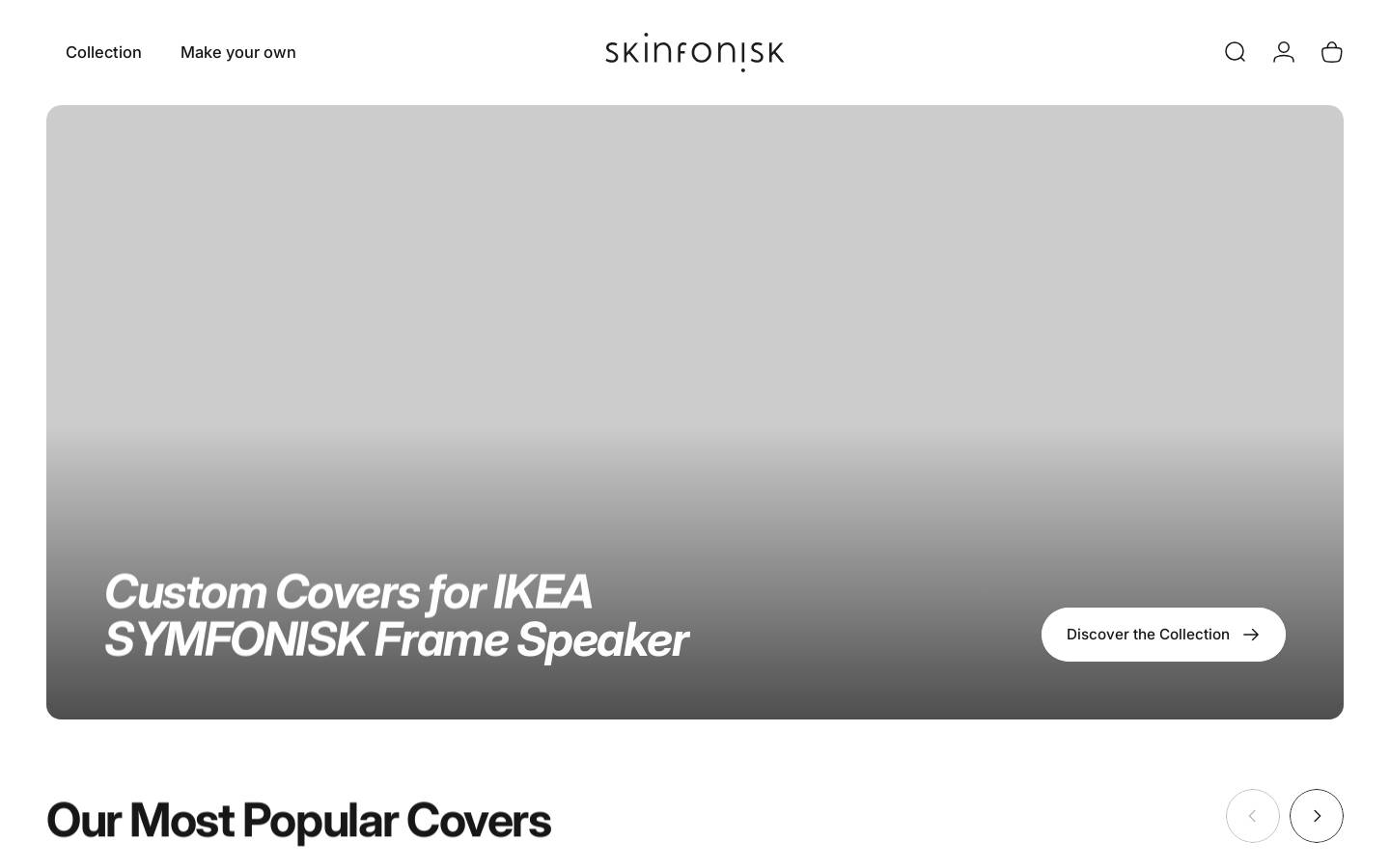 skinfonisk.com homepage screenshot