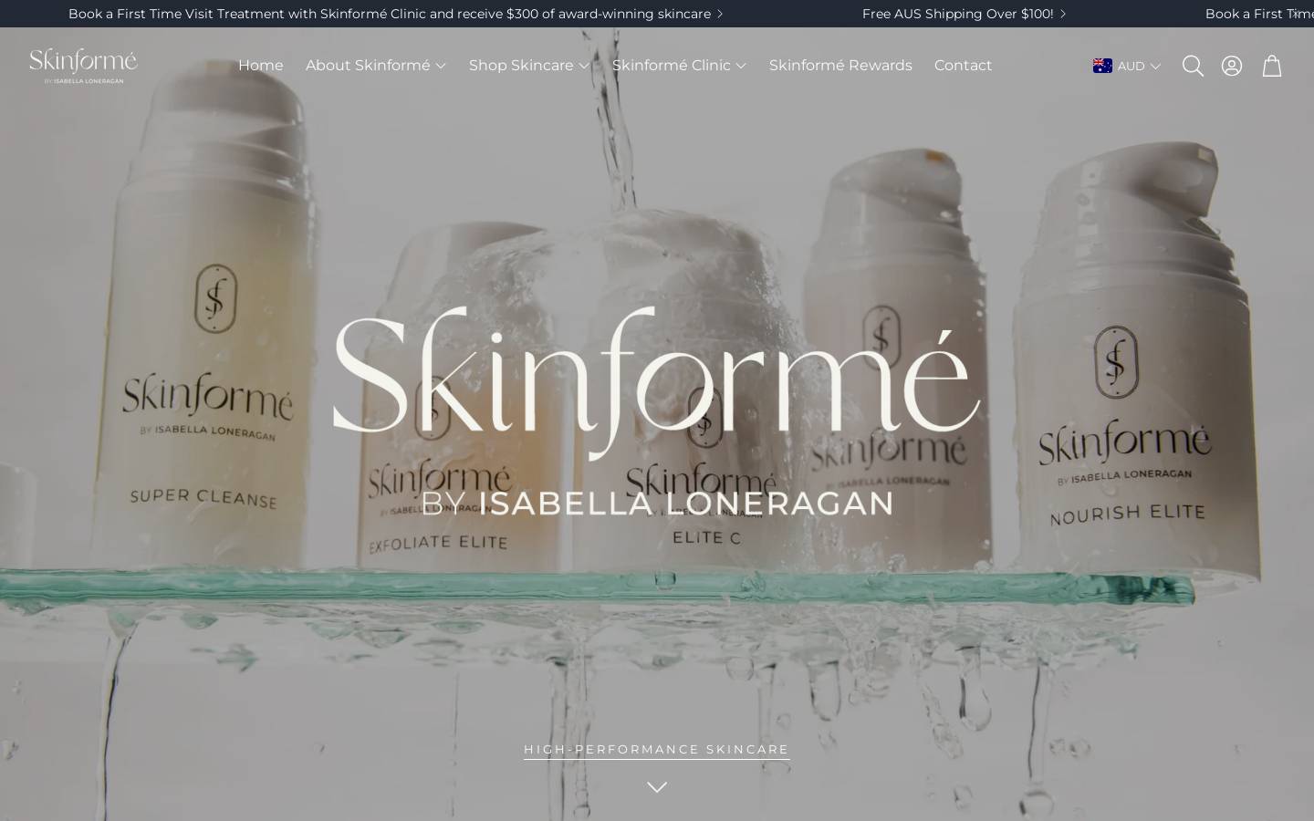 skinforme.com homepage screenshot