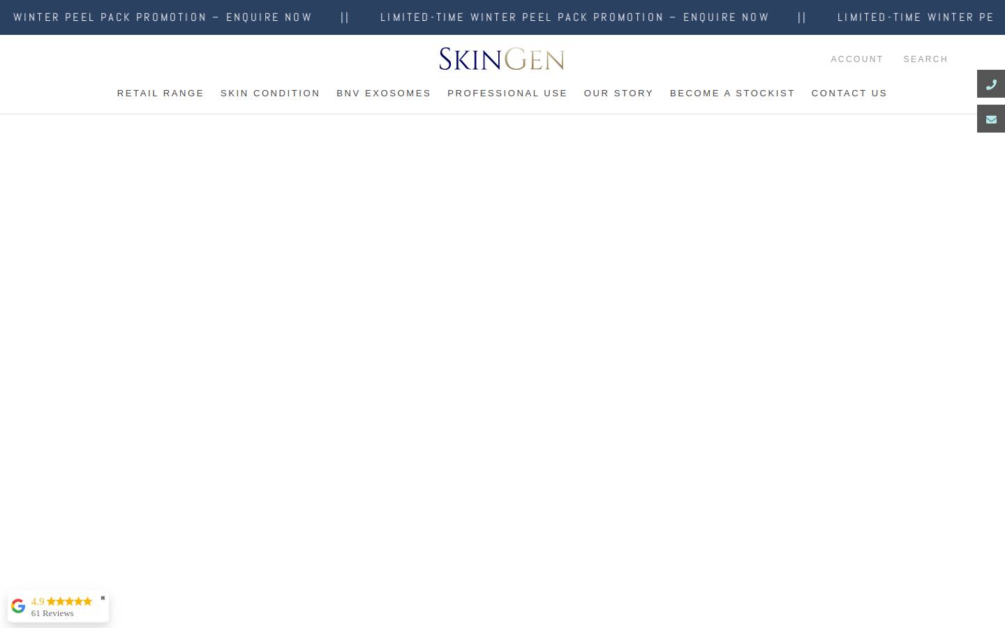 skingen.com.au homepage screenshot