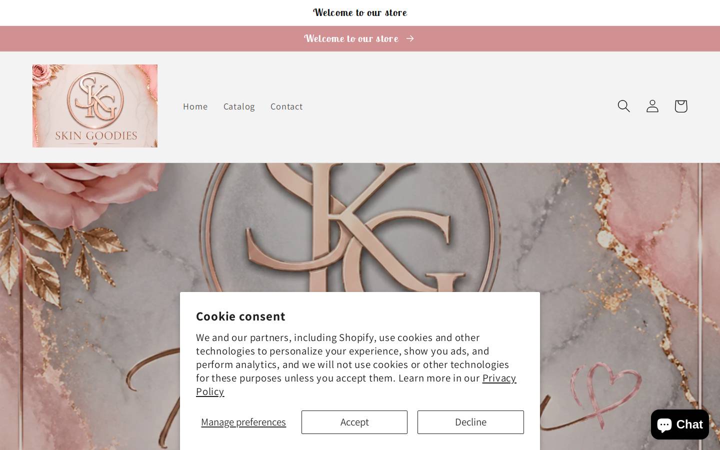 skingoodie.com homepage screenshot