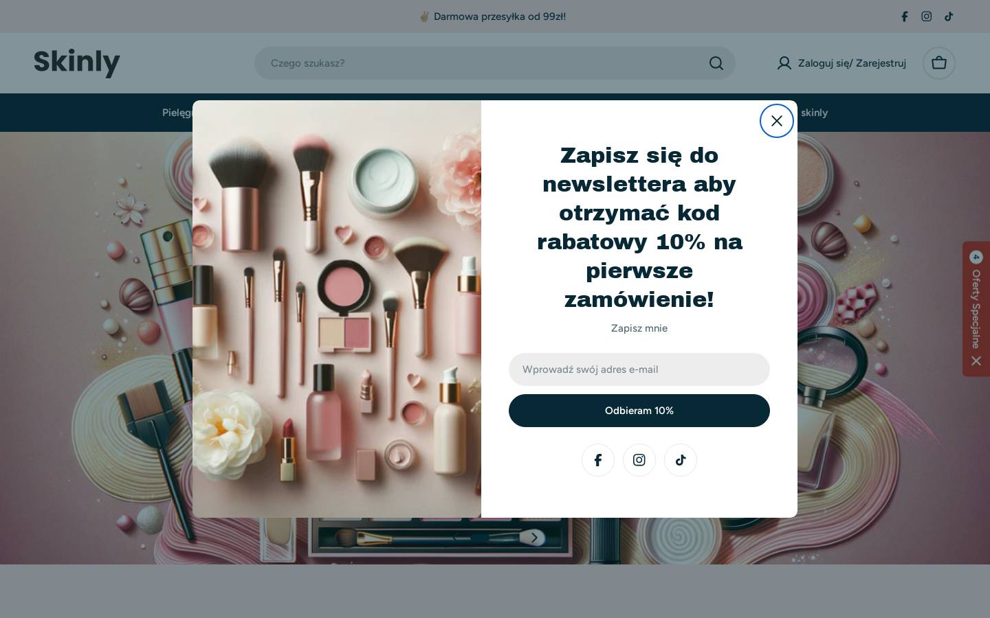 skinly.pl homepage screenshot