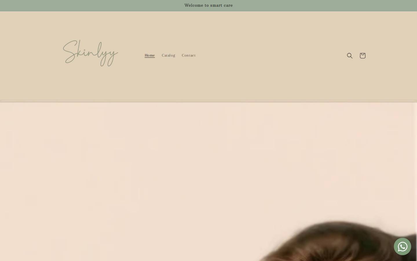 skinlyy.com homepage screenshot