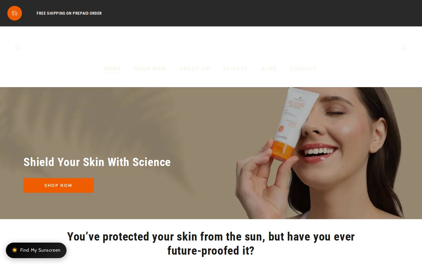 skinspired.in homepage screenshot
