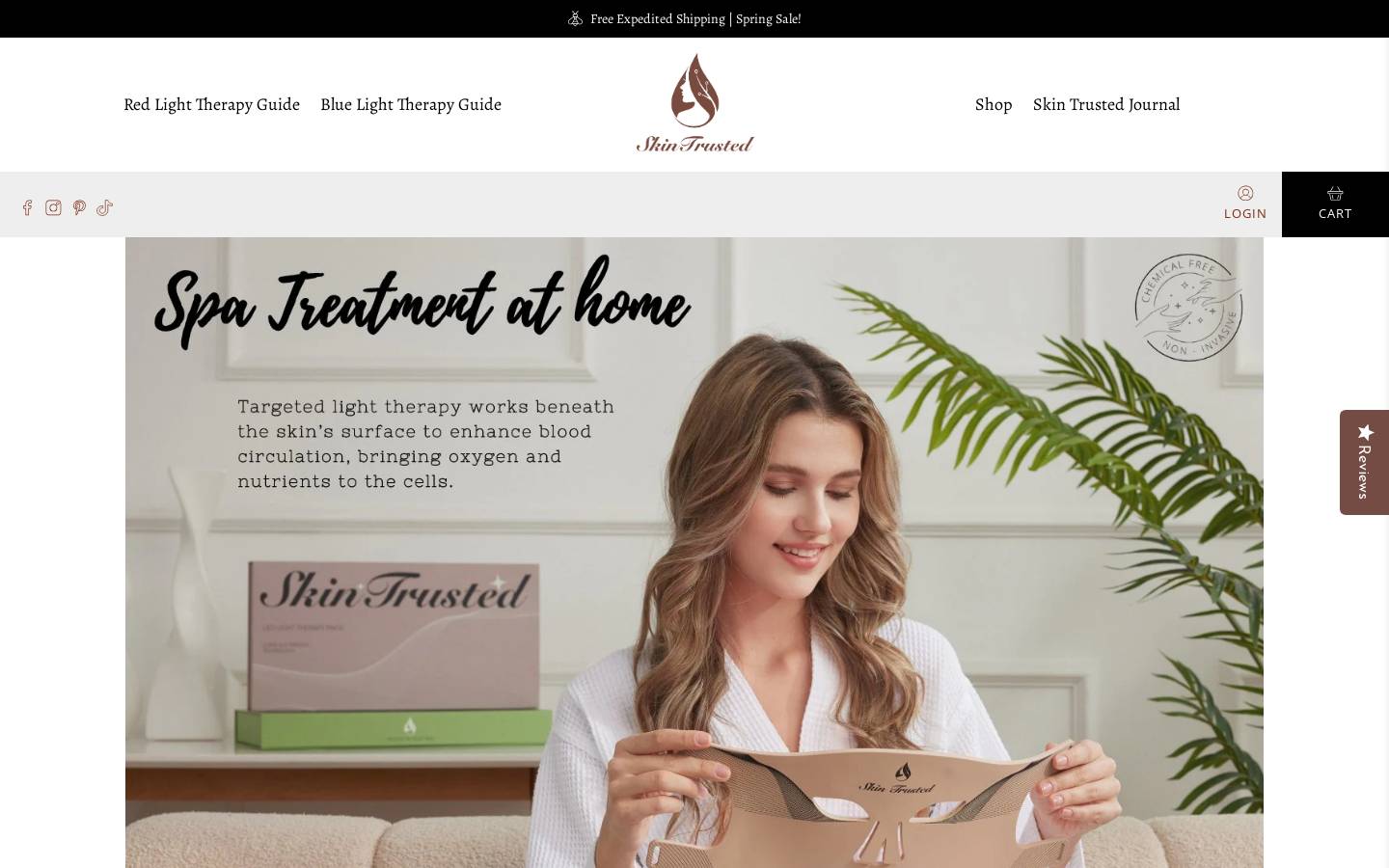 skintrusted.com homepage screenshot