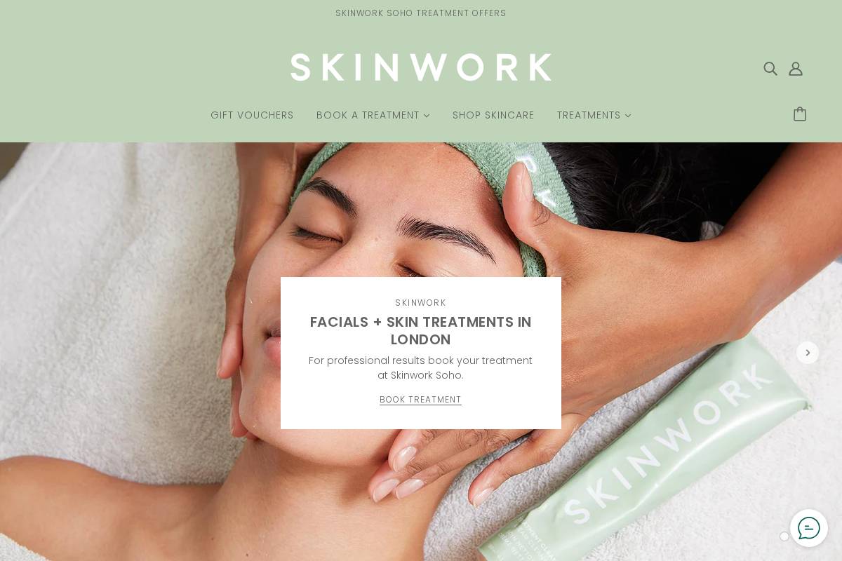 skinwork.com homepage screenshot
