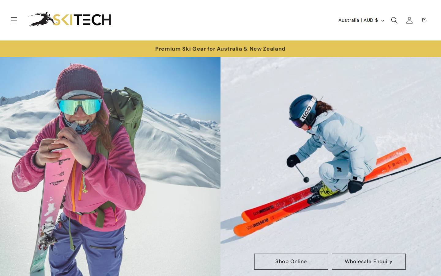skitech.com.au homepage screenshot