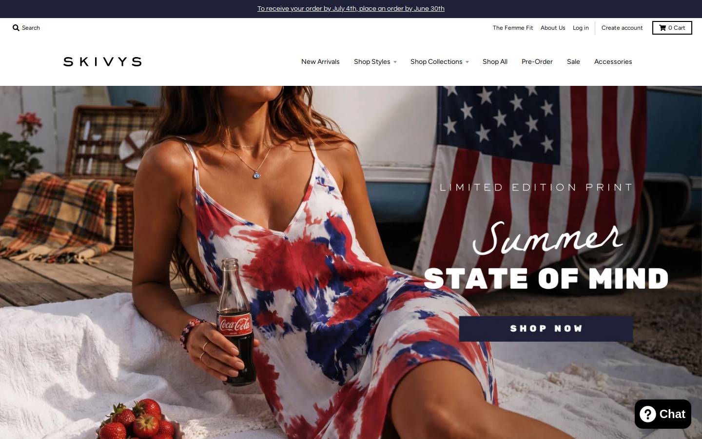 skivys.com homepage screenshot