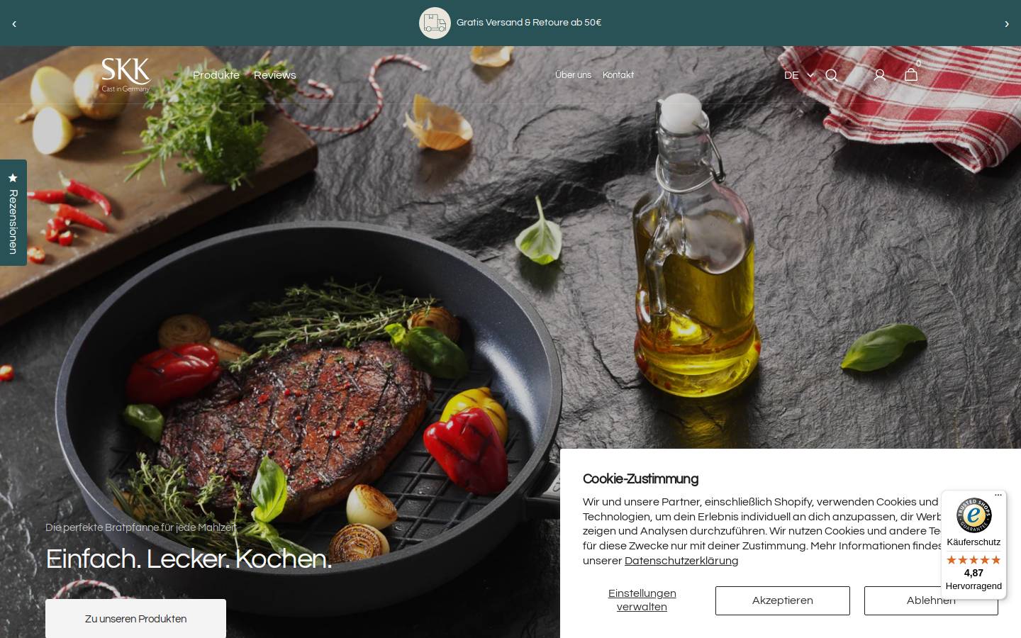 skk-guss.de homepage screenshot