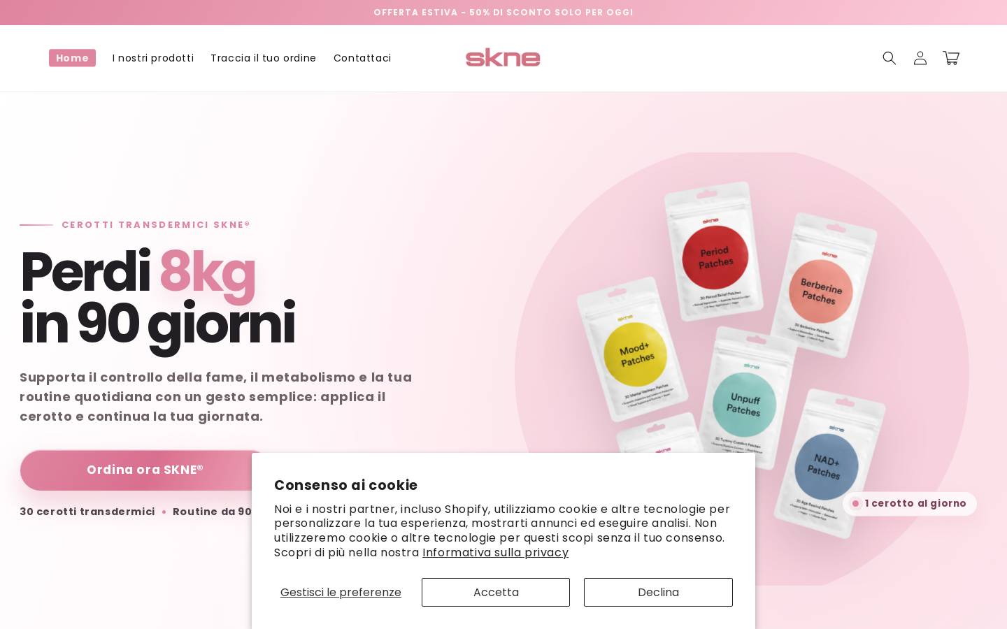 sknepatches.com homepage screenshot