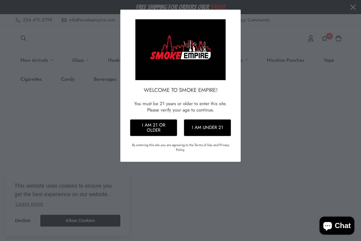 skokiewholesale.com homepage screenshot