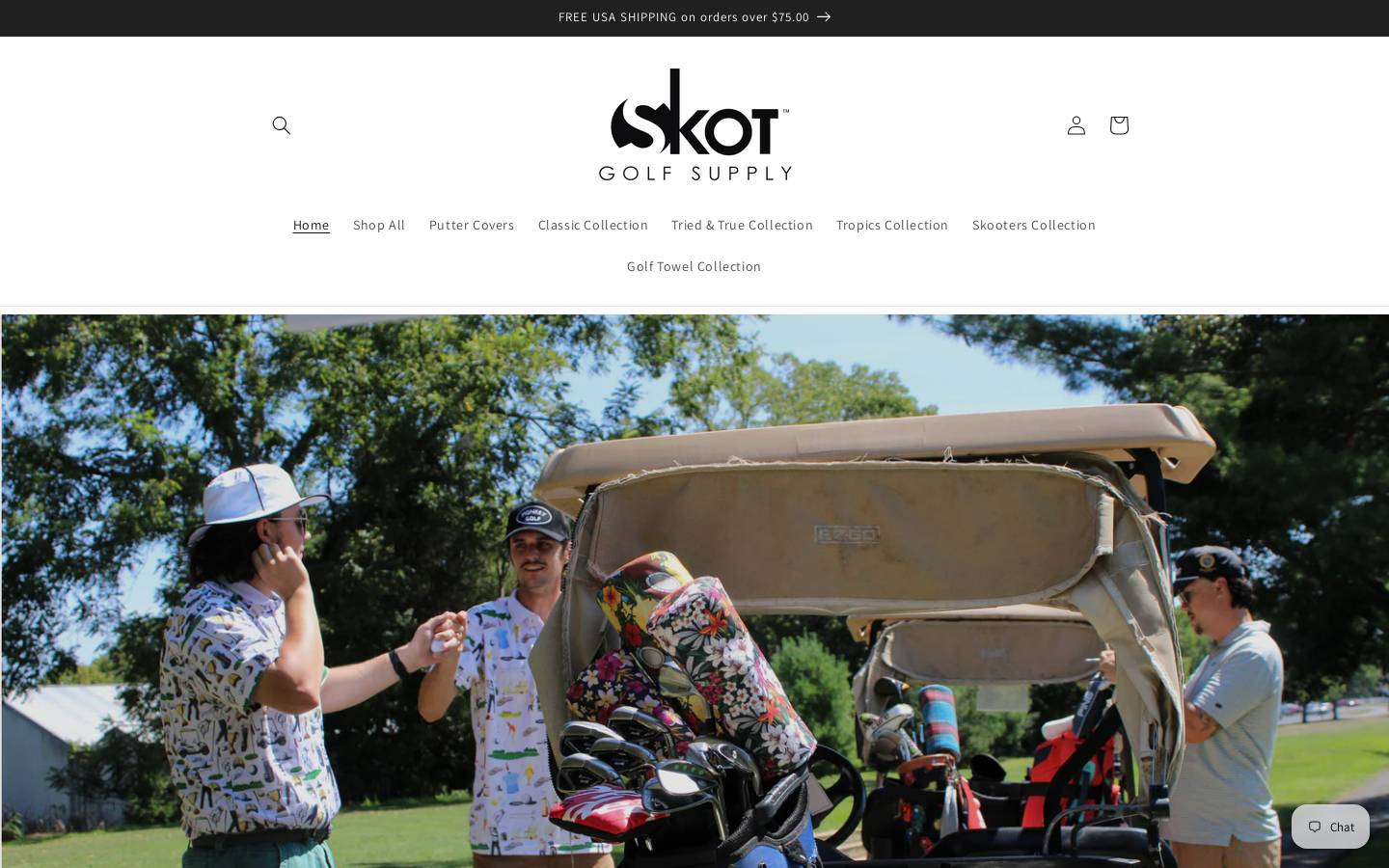 skotgolf.com homepage screenshot