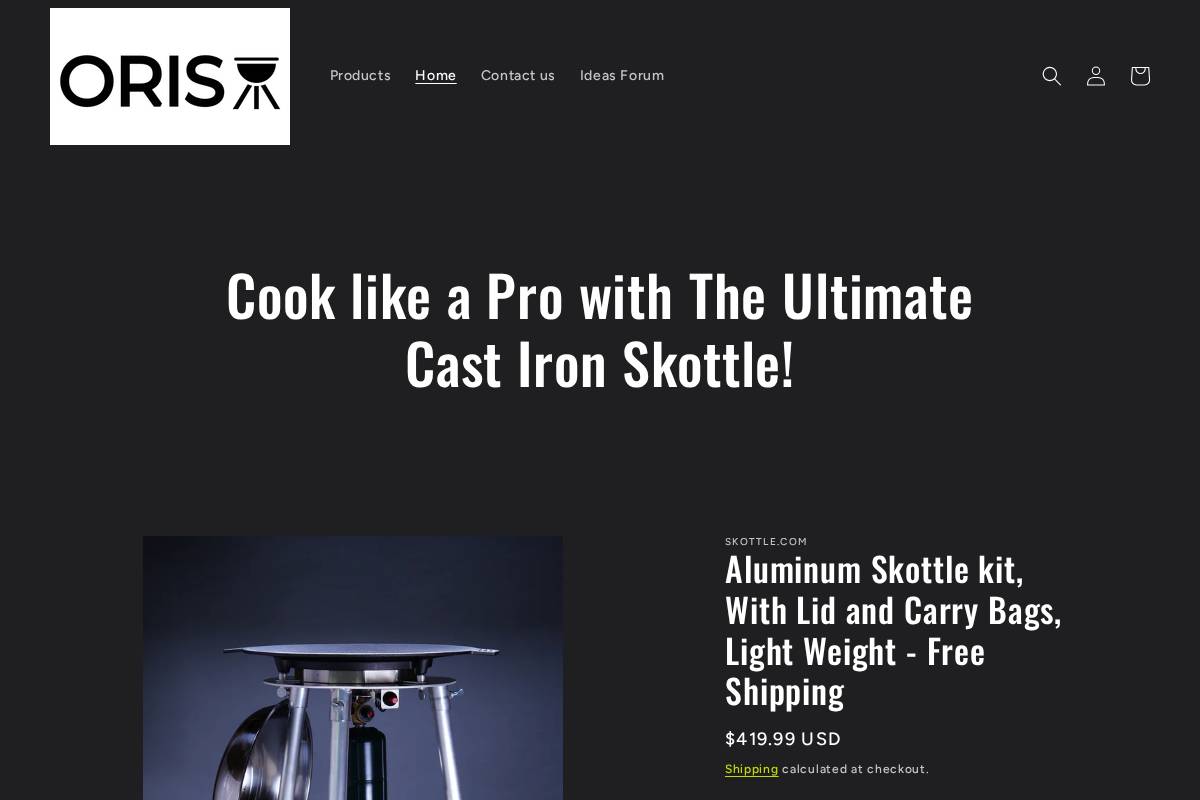 skottle.com homepage screenshot
