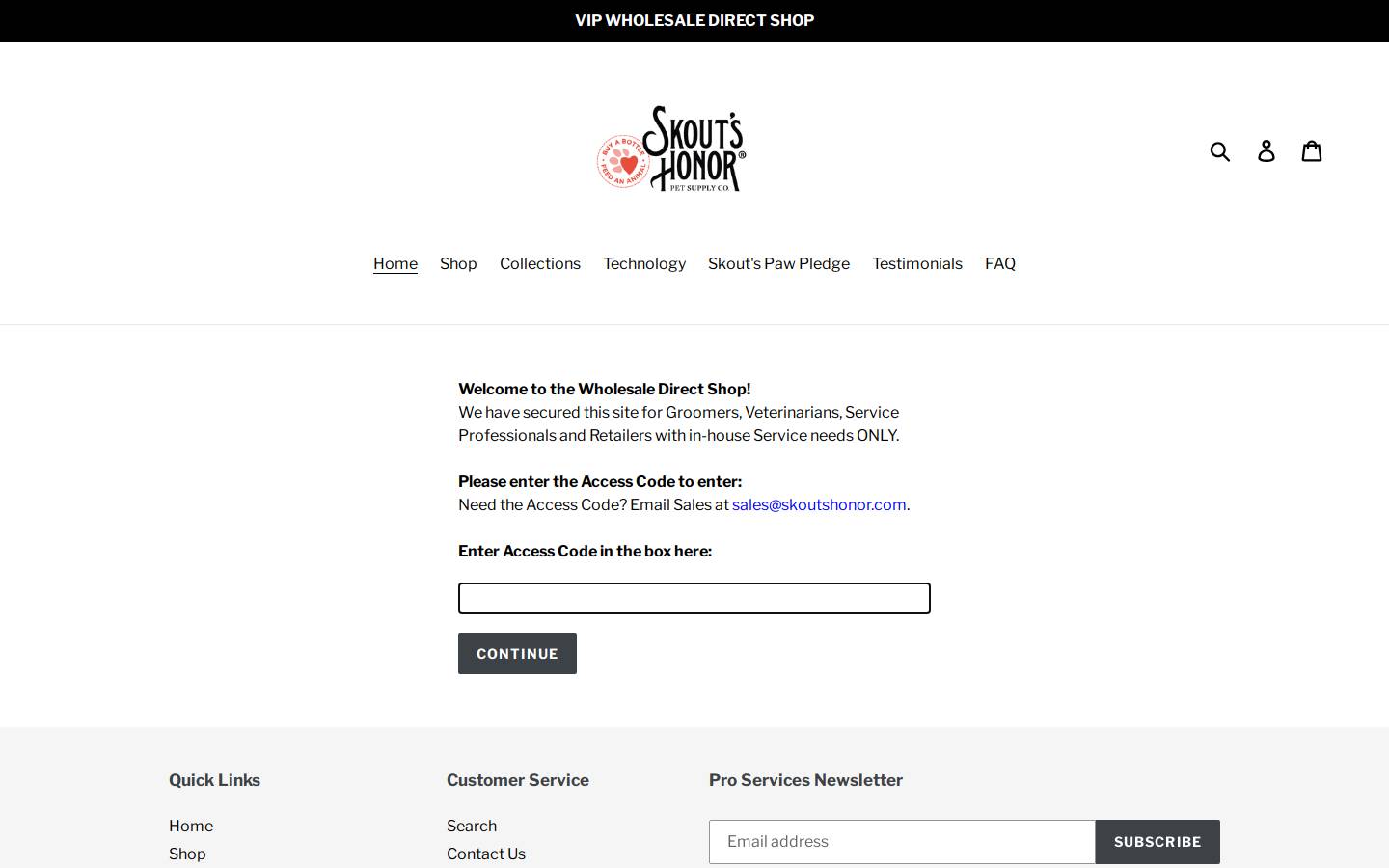 skoutshonor.com homepage screenshot