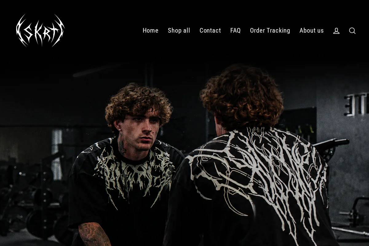 Skrtt homepage screenshot