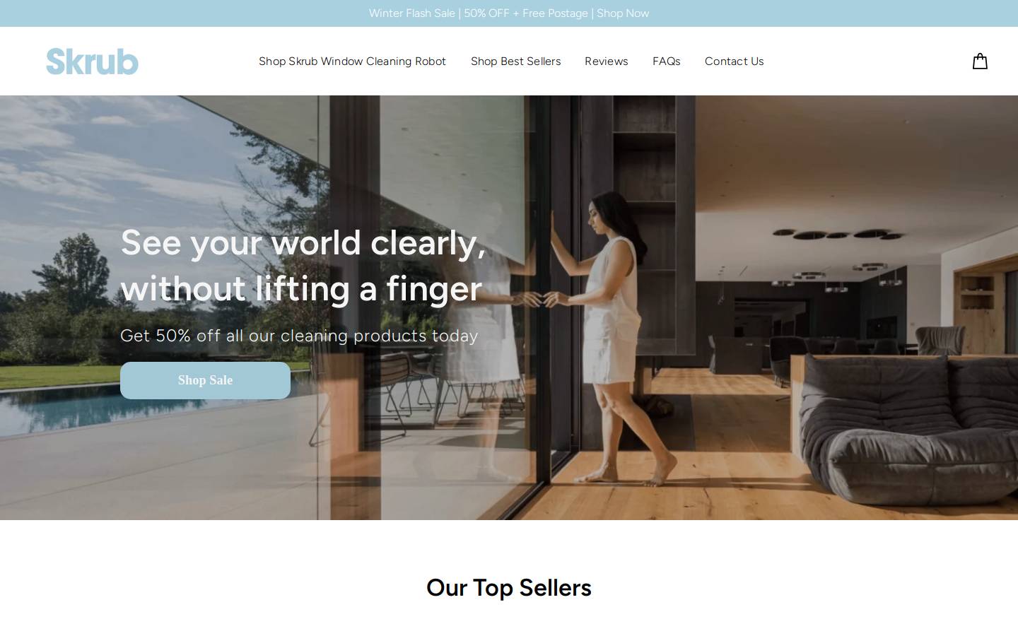 skrub.com.au homepage screenshot