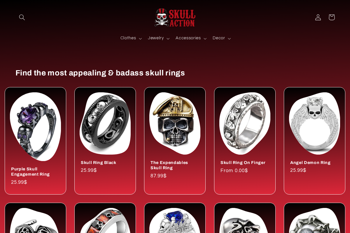 skull-action.com homepage screenshot