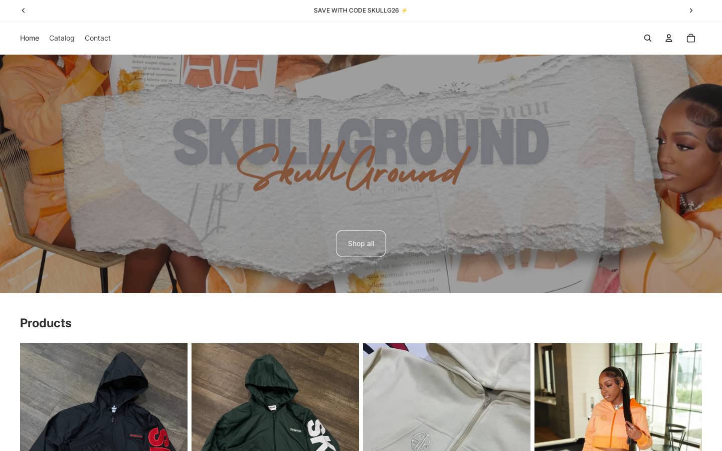 skullground.com homepage screenshot